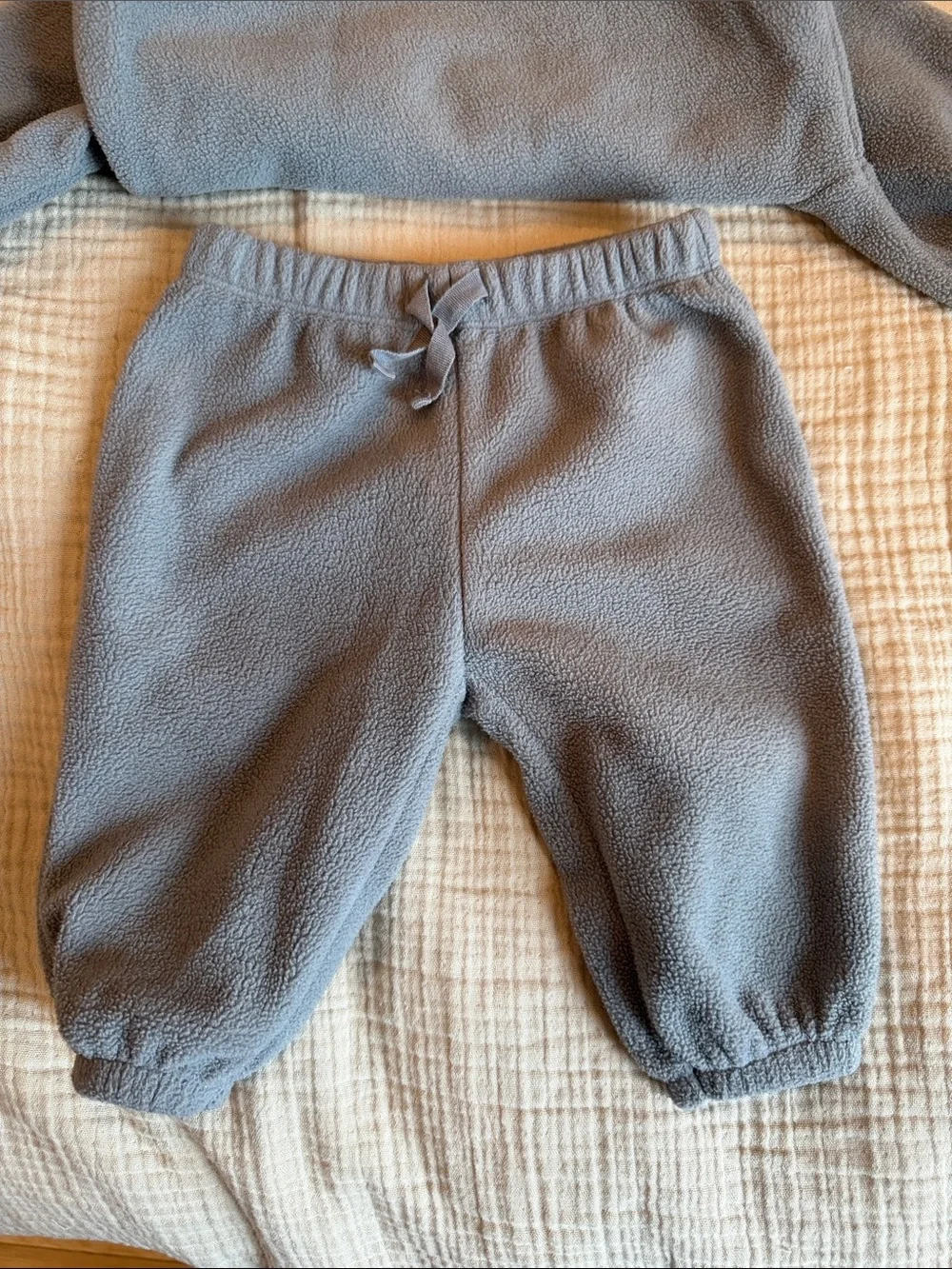 Old Navy Gray and charcoal Fleece Kids Matching Set